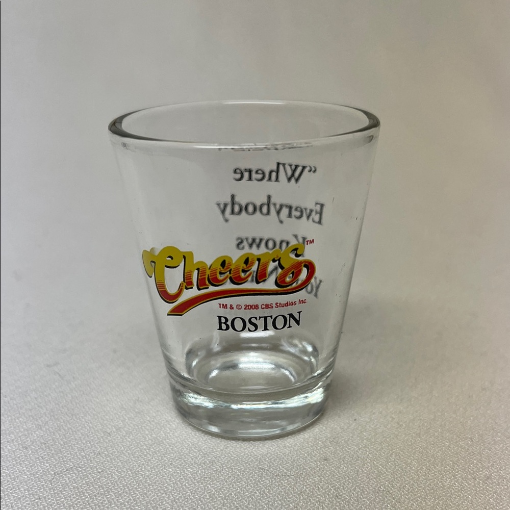Cheers Boston Logo Shot Glass